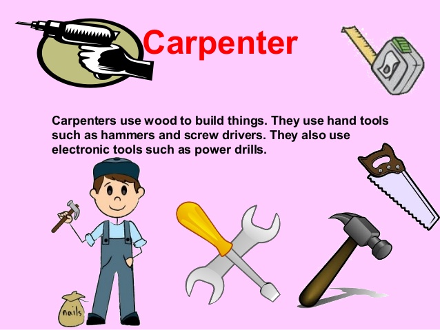 carpenter clipart community helper