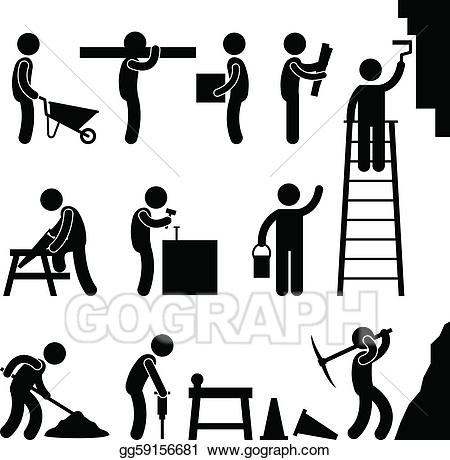 carpenter clipart construction labour work