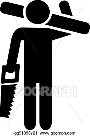 carpentry clipart black and white