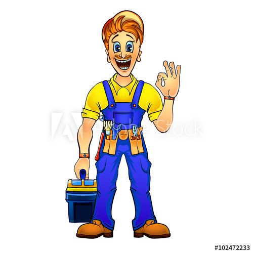 mechanic clipart workman
