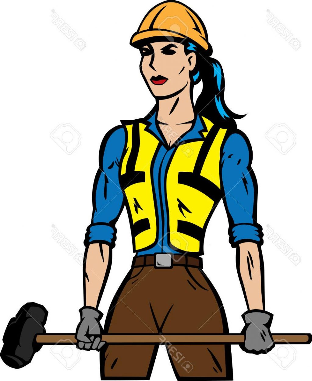 carpentry clipart female carpenter