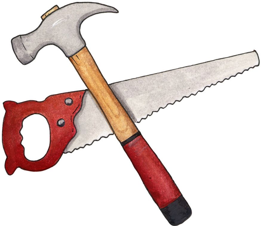 nail clipart toy hammer