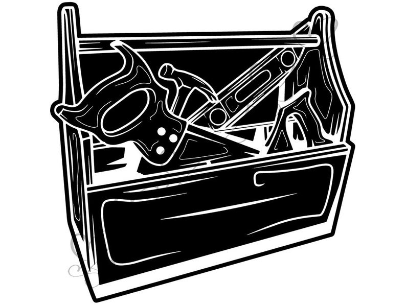 handyman clipart mechanic tool box