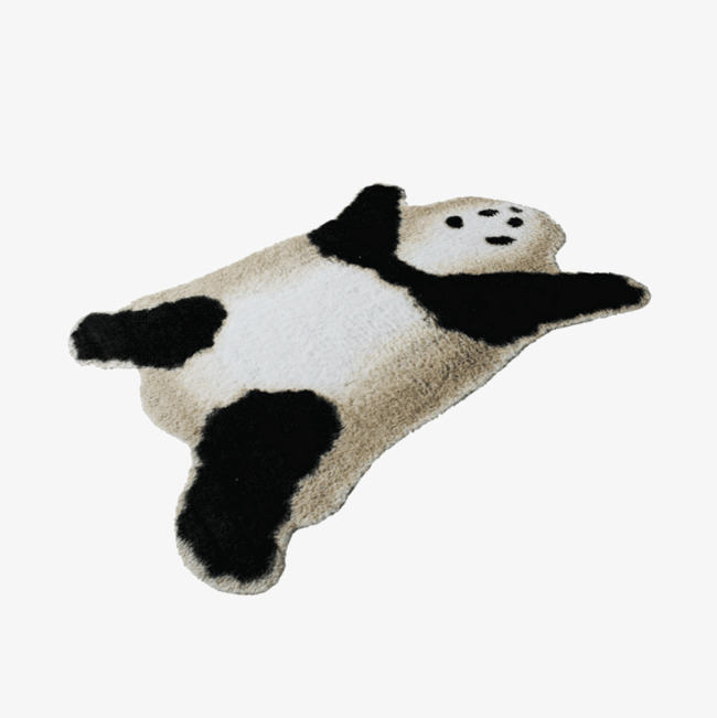 Carpet clipart fur. Creative edge panda blanket