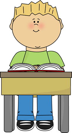 Activities clipart reading. School kids clip art