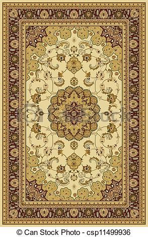 View Iranian Carpet Vector PNG