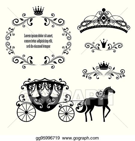 carriage clipart frame