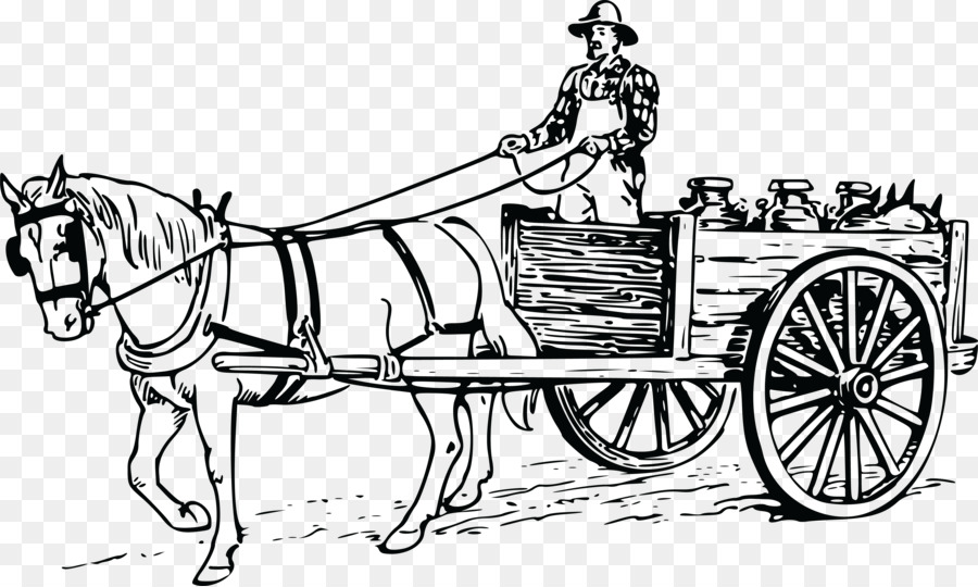 carriage clipart horse car