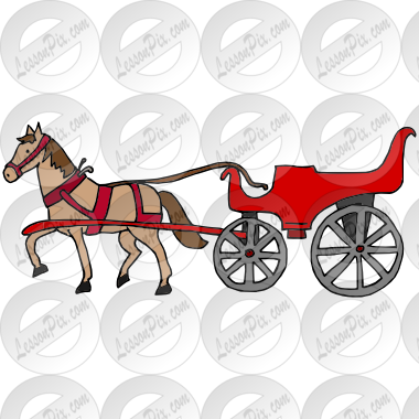Drawn picture for classroom. Carriage clipart horse carriage