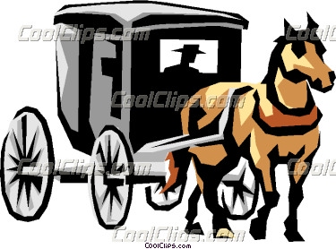 carriage clipart horse drawn