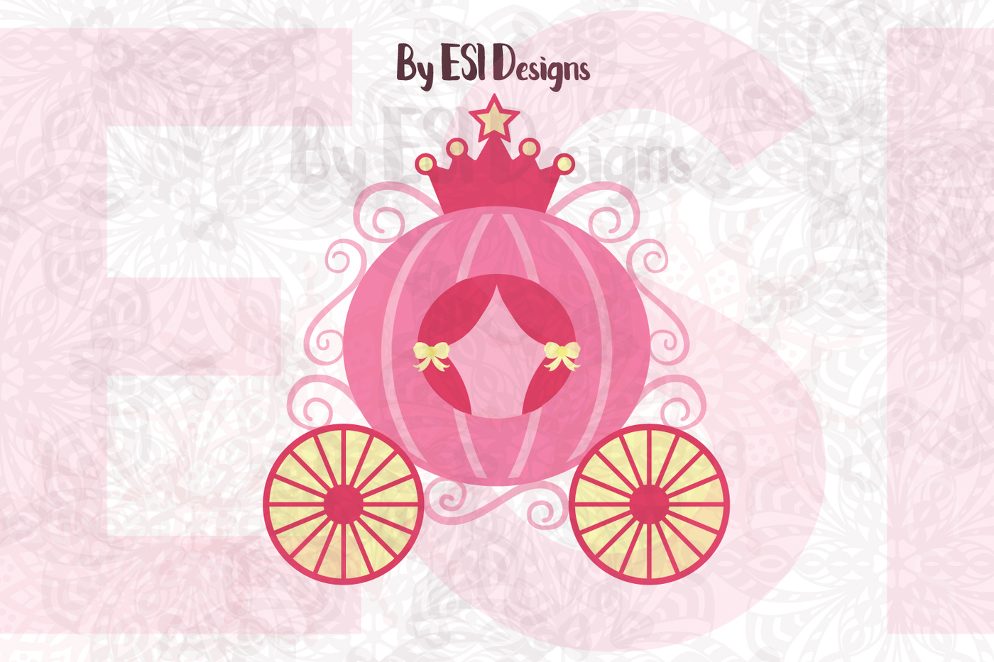Carriage clipart logo. Princess svg dxf eps