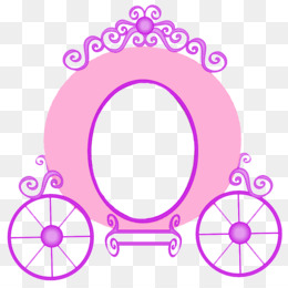 carriage clipart purple