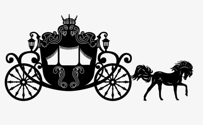carriage clipart sketch