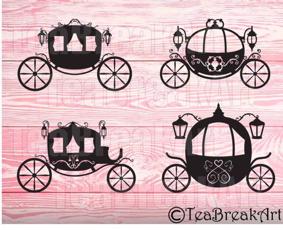 Free Free 342 Silhouette Princess Carriage Svg SVG PNG EPS DXF File