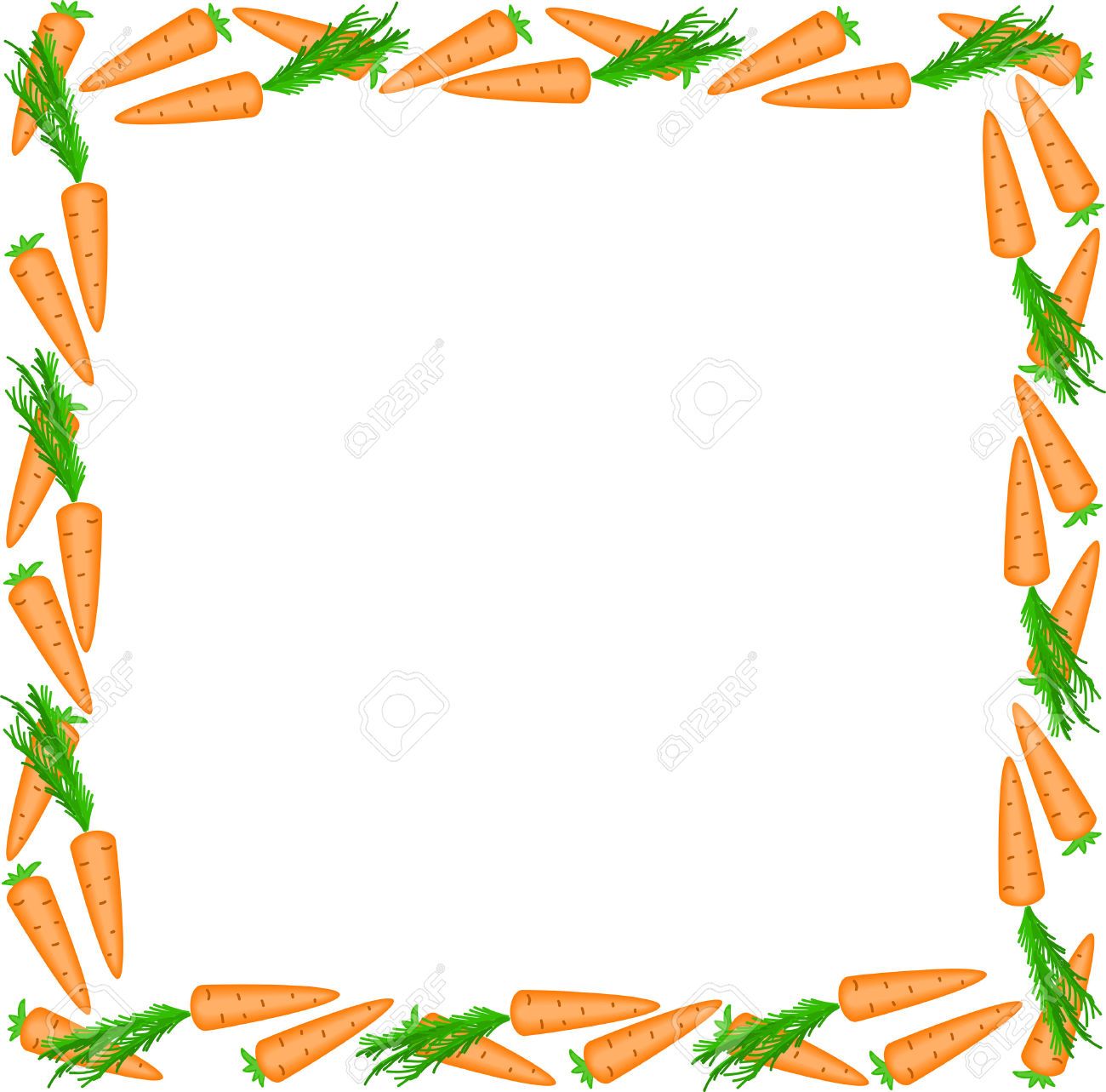 carrots clipart border