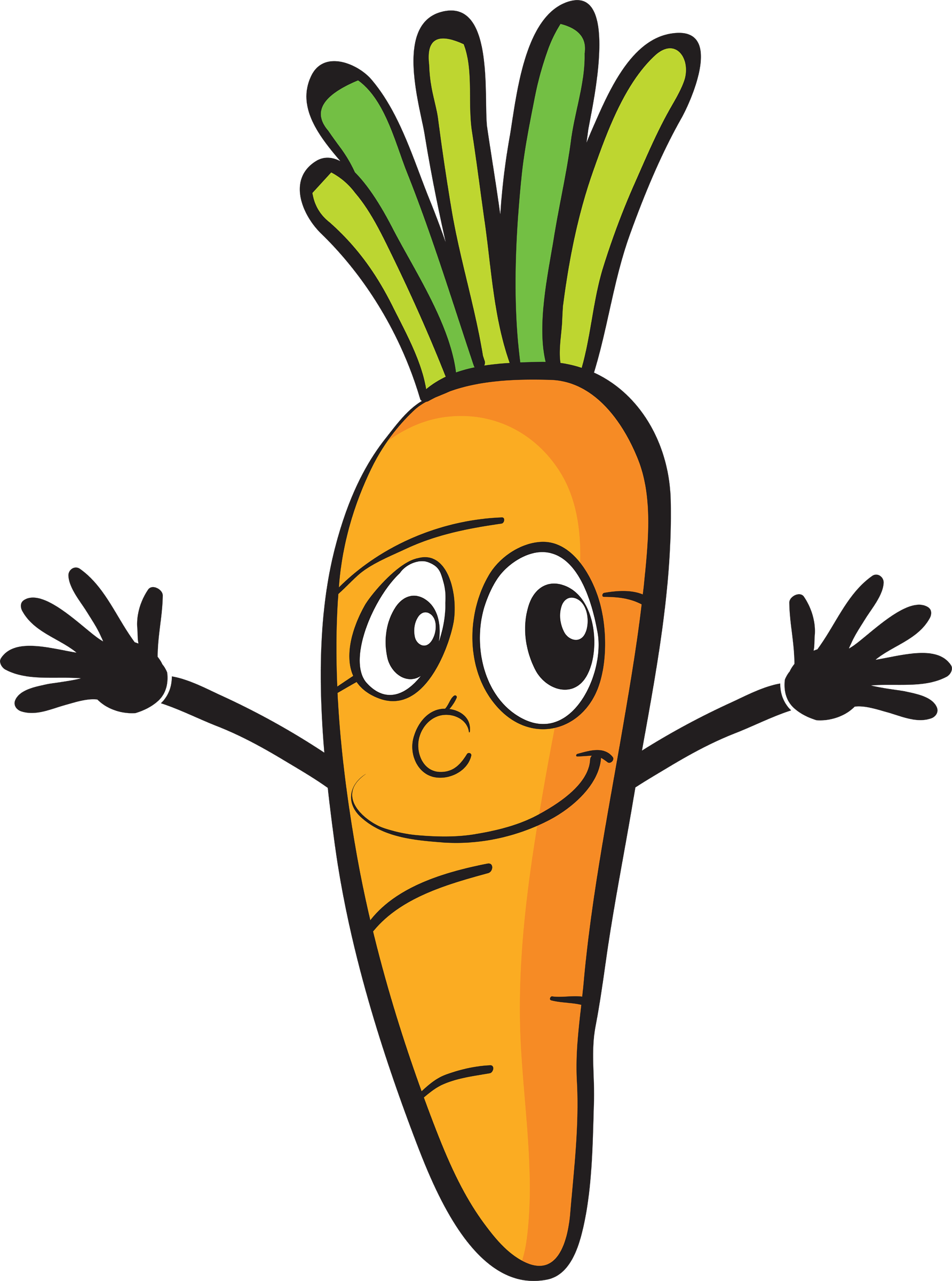 Carrot smile free collection. Clipart vegetables person