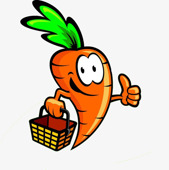 Cartoon carrots fruit and. Carrot clipart cute