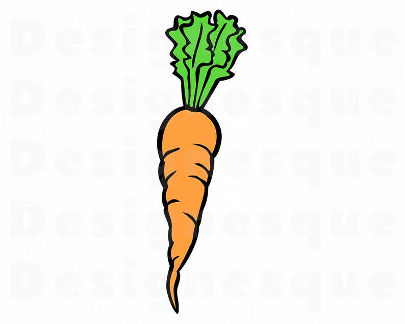 Svg vegetables files for. Carrot clipart file