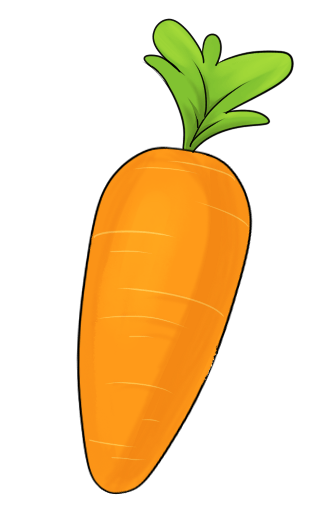 carrots clipart orange carrot