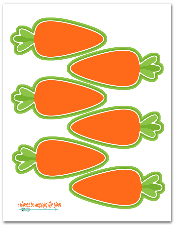 Free carrot tag easter. Carrots clipart printable