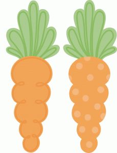 Carrot clipart silhouette.  best carrots images