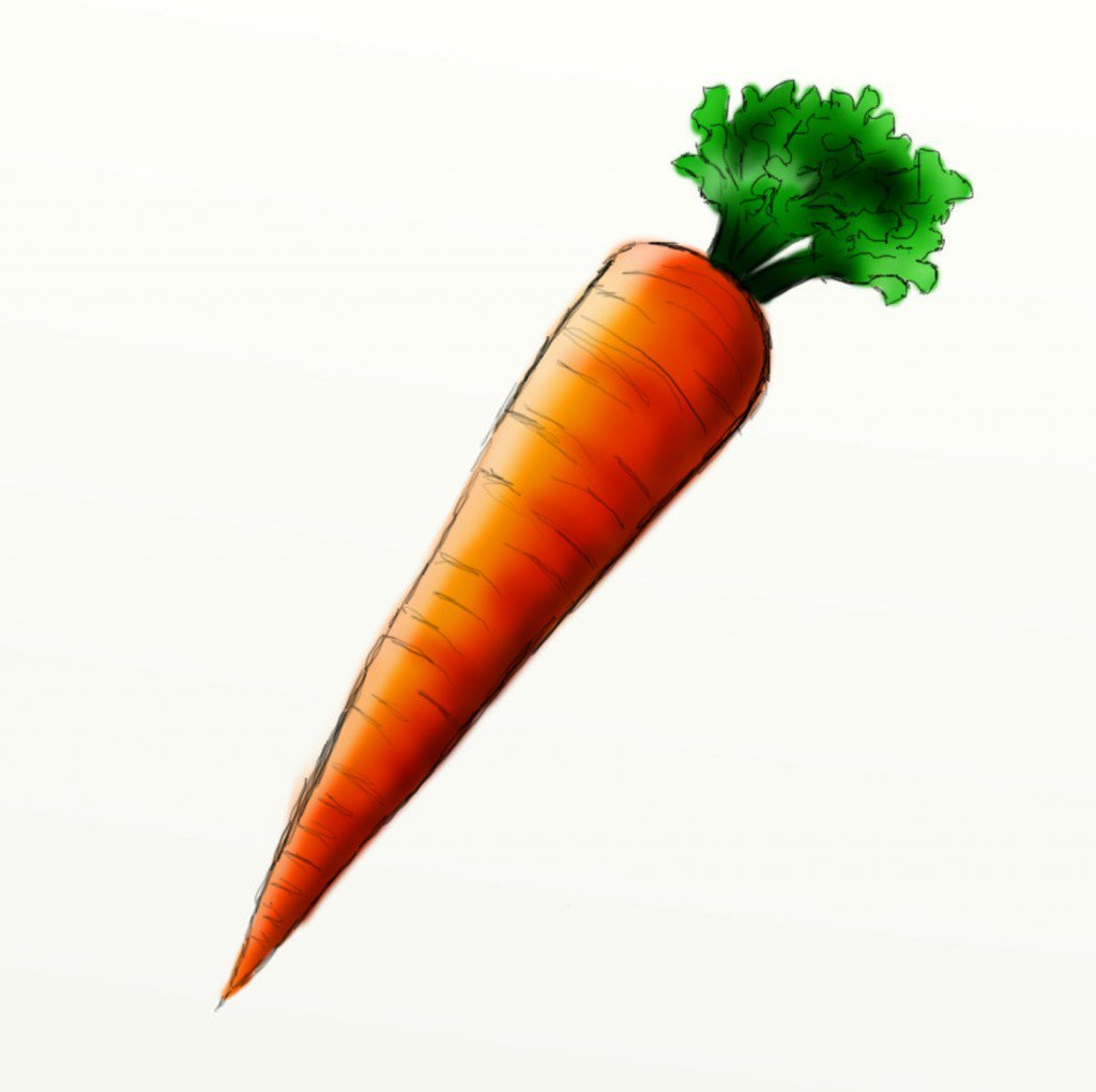Carrot clipart single. Cilpart ingenious how to