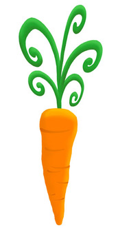 Chicks bunnies and carrot. Carrots clipart spring
