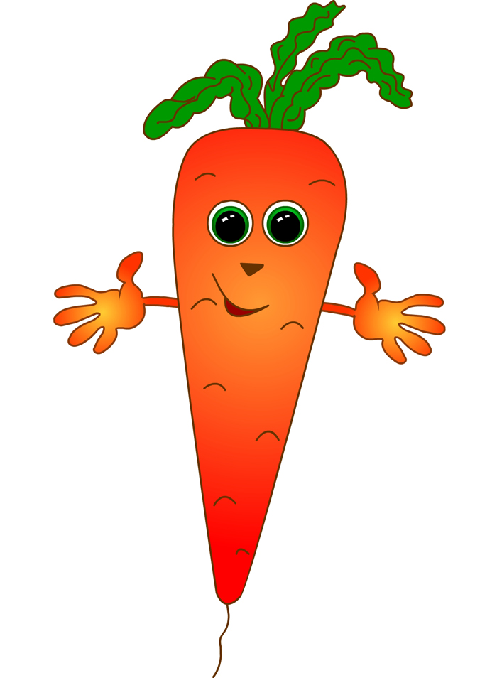 carrots clipart steamed