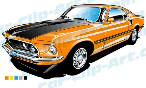  ford mach vector. Cars clipart 2015 mustang