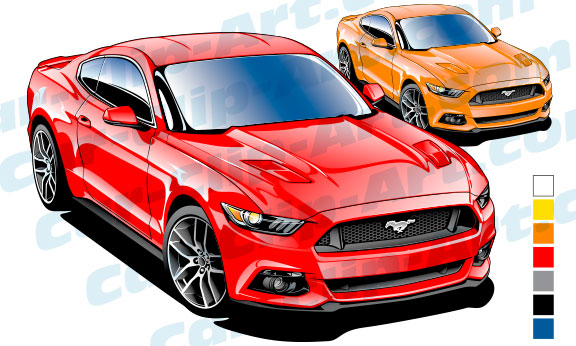  ford gt vector. Cars clipart 2015 mustang