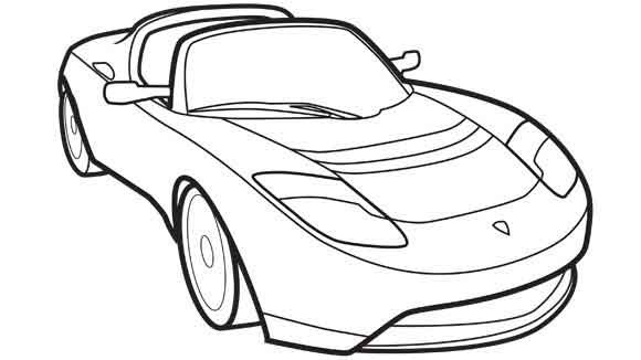 cars clipart black and white