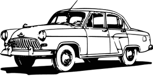 50s clipart 50's car. Classic 