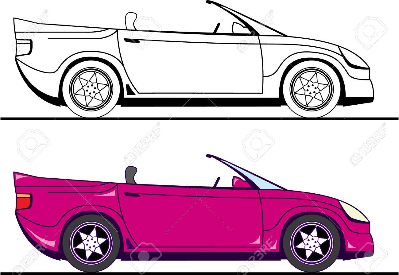cars clipart convertible