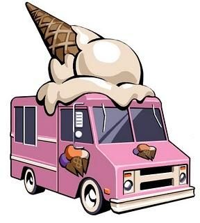 clipart bus ice cream