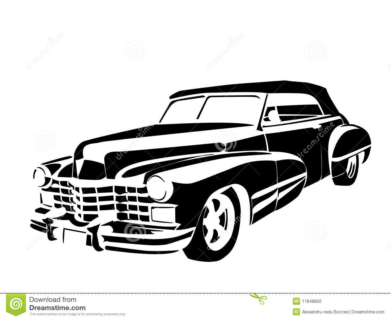 cars clipart old time