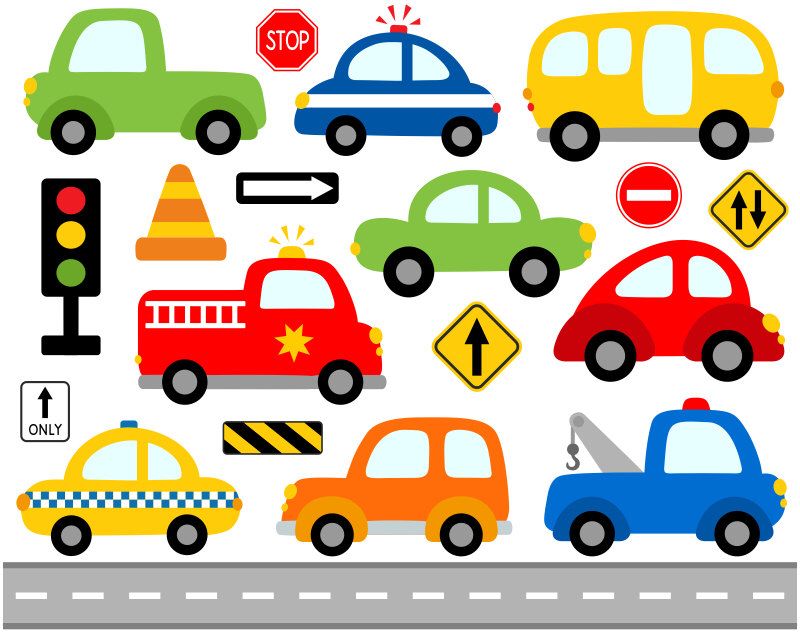 cars clipart painting