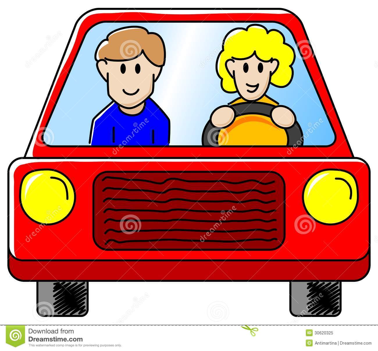 cars clipart person