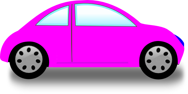 cars clipart pink