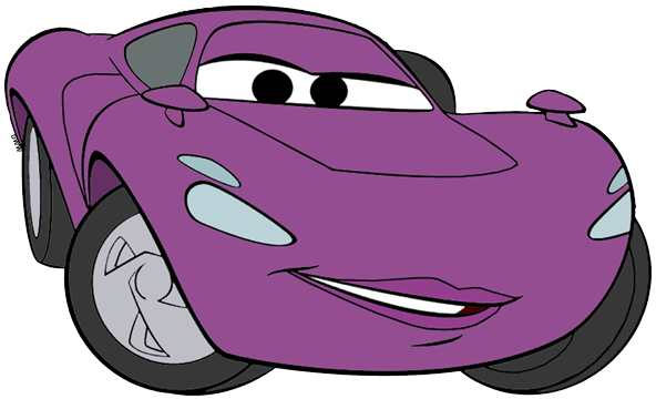 cars clipart purple
