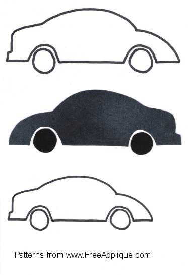 cars clipart shape