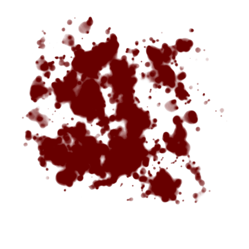 Cartoon blood png. Selling pack of splats