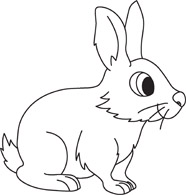 Cartoon clipart black and white. Free animals outline clip