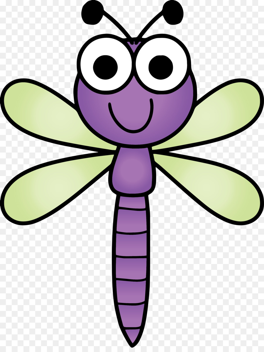 cartoon clipart dragonfly
