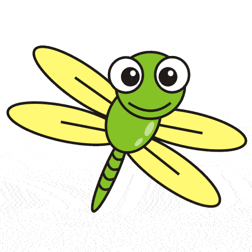 dragonfly clipart cartoon
