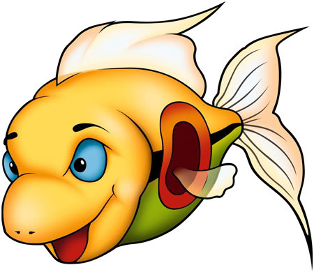 cartoon clipart fish