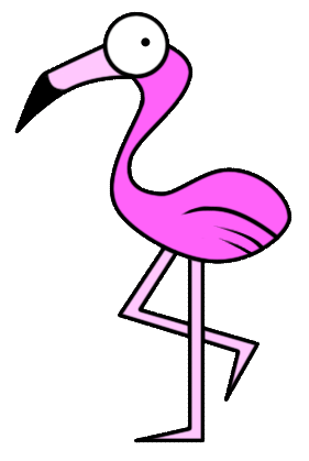 flamingo clipart kid