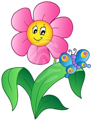 Cartoon clipart flower. Free download clip art