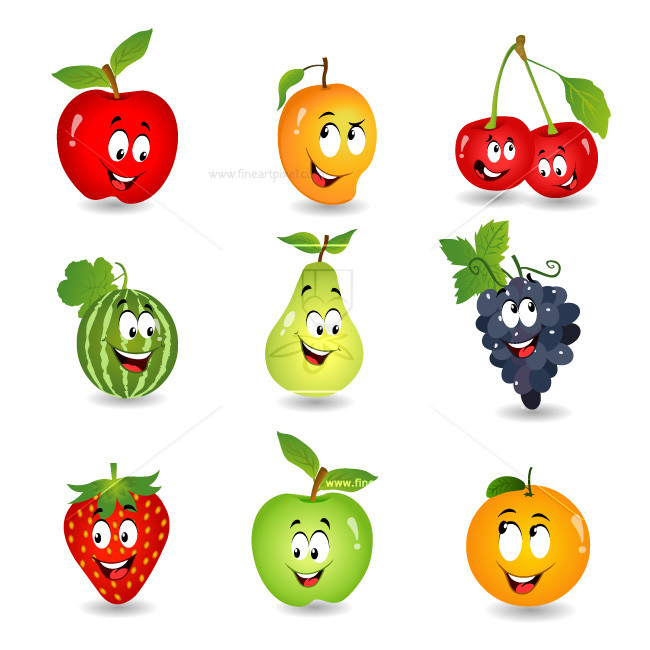 Cartoon Clipart Fruit Cartoon Fruit Transparent Free For Download On Webstockreview 2021