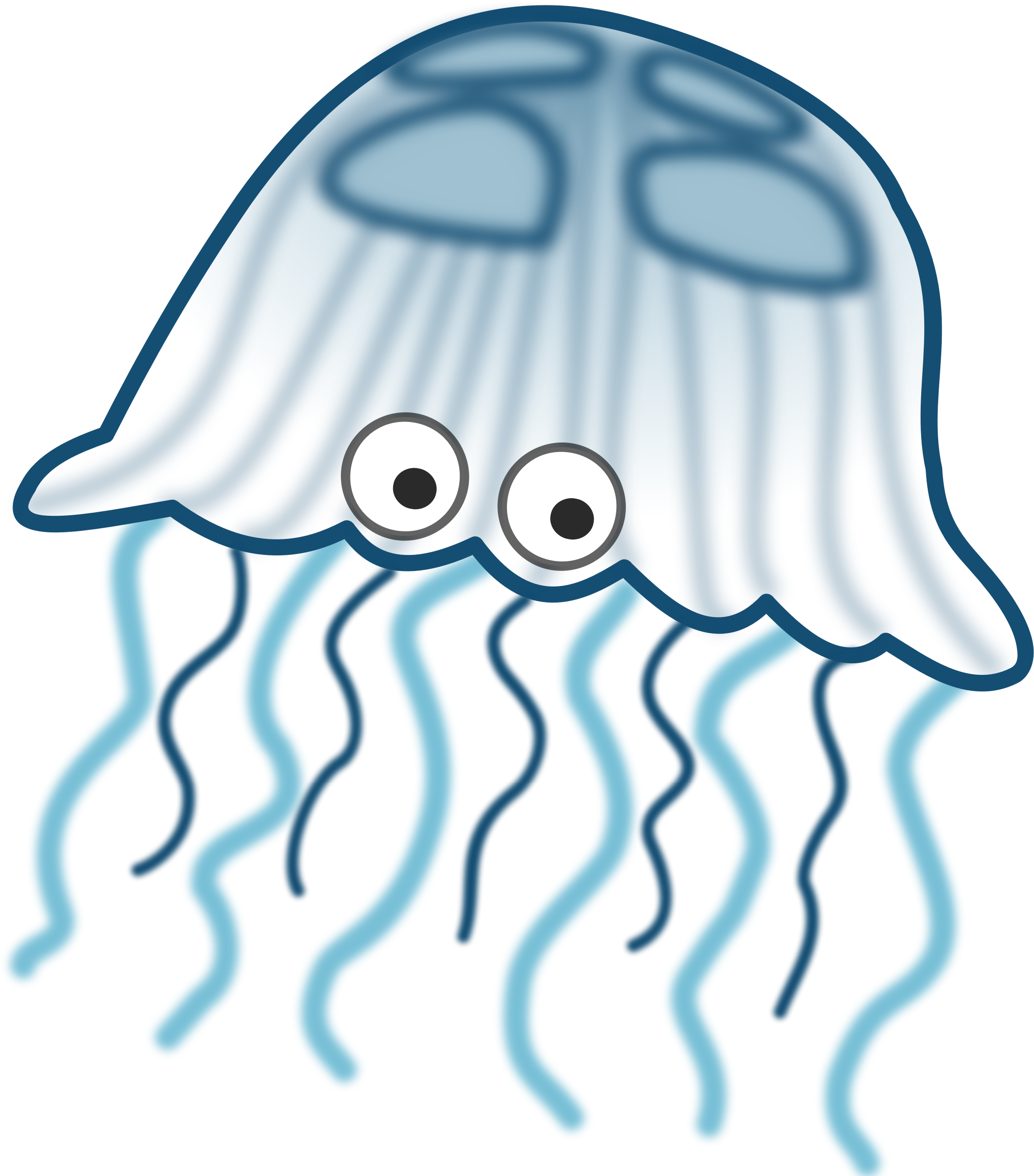 Cartoon clipart jellyfish. Big image png