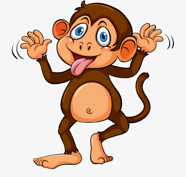 Naughty png image and. Cartoon clipart monkey